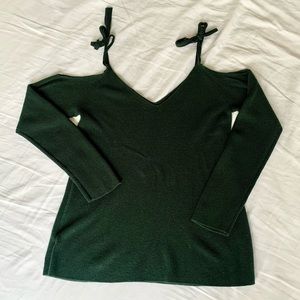 LOFT emerald green sweater